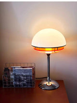 Vintage Sunset Bauhaus Table Lamp – Maillard Orange