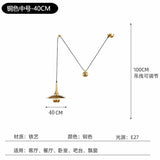 Modern Flying-Saucer Pulley Pendant Light