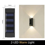 Solar Up-Down Wall Light - IP65 Waterproof Outdoor Sconce