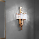 Modern Crystal Wall Sconce - LED Wall Light for Living Room, Bedroom and Hallway