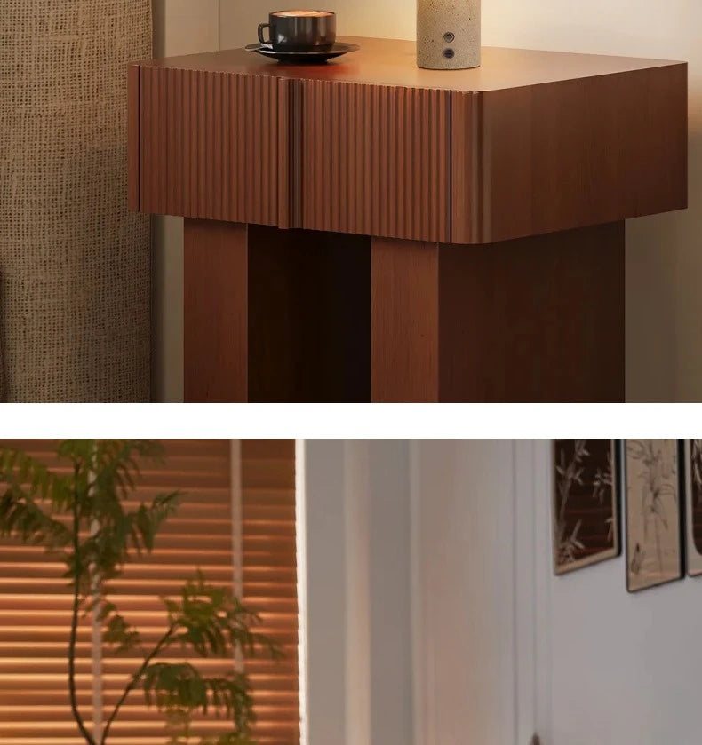 Lámpara de mesa de mármol moderna - Lámpara de noche nórdica de travertino
