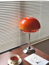 Vintage Sunset Bauhaus Table Lamp – Maillard Orange