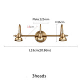 Industrial Brass Copper Mirror LED Spot Light