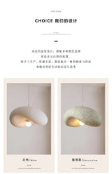 Japanese Wabi-Sabi Pendant Light — Minimalist Dining Room Fixture