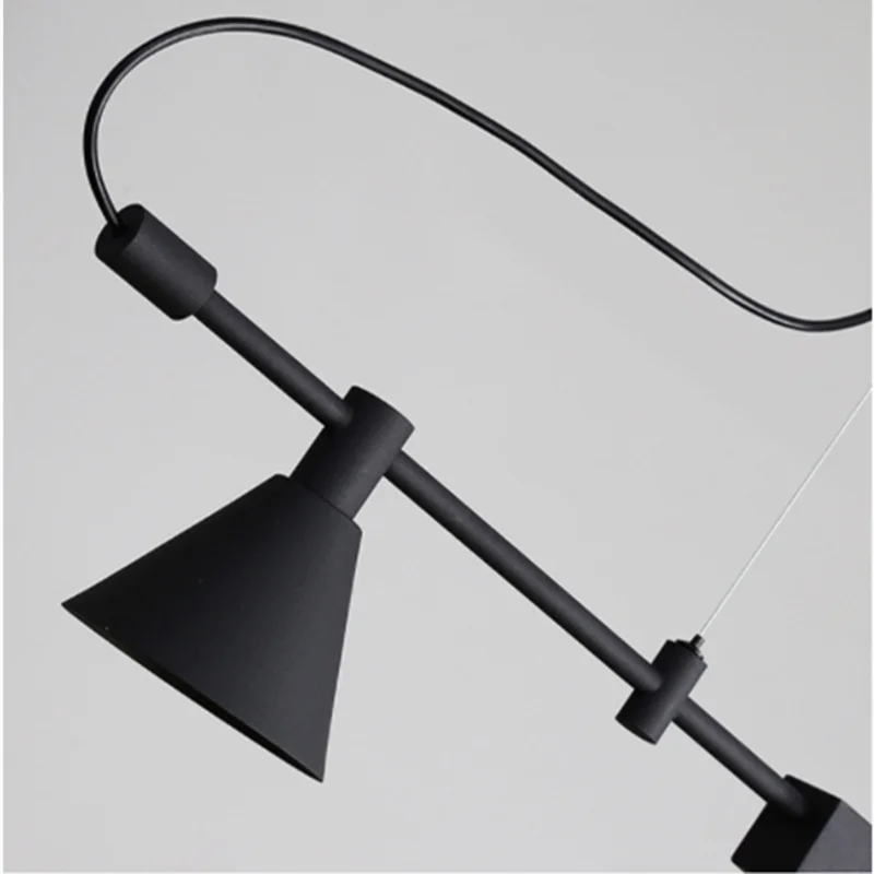 Nordic Black LED Chandelier | Suspension Ceiling Light