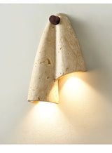 Aplique de pared LED arriba y abajo de Wabi-Sabi Cueva de Piedra