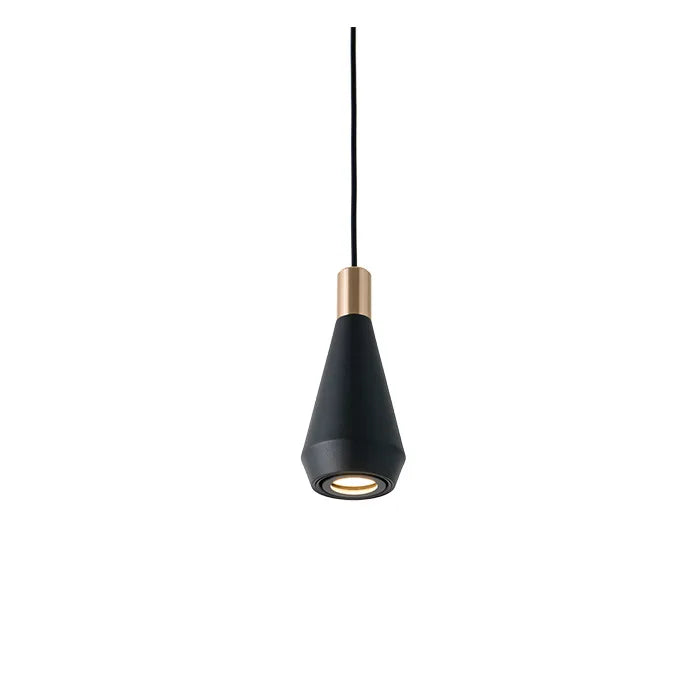 Modern Dome Pendant Light — Black & White, Dimmable LED
