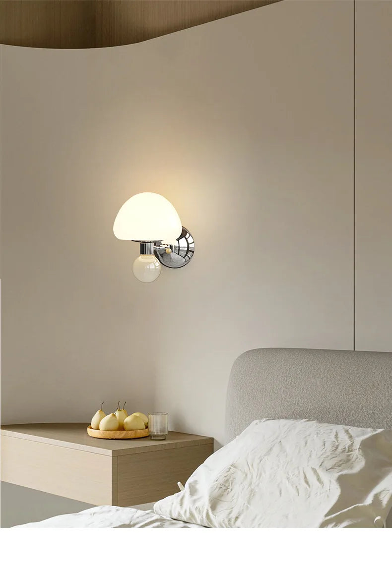 LED Mushroom Wall Sconce with Pull Cord | Kids & Bedroom