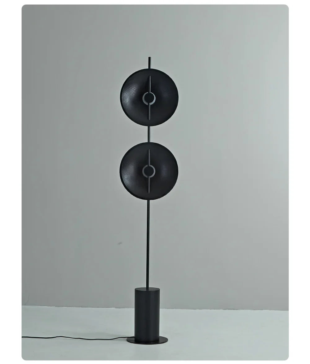 Mito Japanese Wabi-Sabi Solid Wood Adjustable Floor Lamp