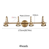 Industrial Brass Copper Mirror LED Spot Light