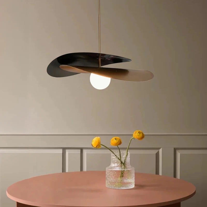 Creamy French Hat Chandelier — Nordic Loft Style