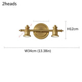 Industrial Brass Copper Mirror LED Spot Light