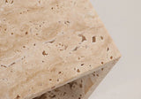 Yellow Travertine Stone Wall Sconce | Indoor & Outdoor Light
