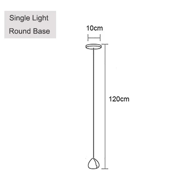 Crystal Ball Staircase Chandelier - Adjustable Cord Pendant Light Fixture
