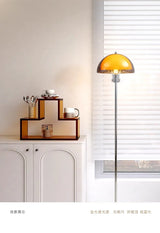 Nordic Bauhaus Mushroom LED Floor Lamp - Cream Accent Light