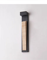 Lámpara de pared exterior impermeable IP65 - Acabado de piedra natural