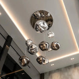 Nordic Lava Glass Multi-Color LED Cluster Pendant – Statement Chandelier