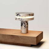 Postmodern Marble Table Lamp | Designer Bedside Accent Light