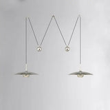 Modern Flying-Saucer Pulley Pendant Light