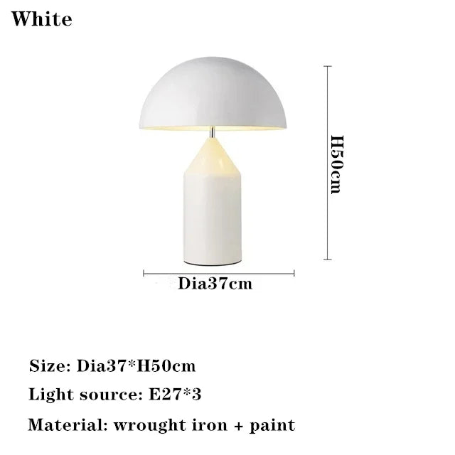 Nordic Mushroom Table Lamp – Bedroom & Living Room Decor