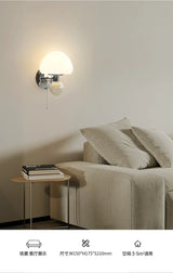 LED Mushroom Wall Sconce with Pull Cord | Kids & Bedroom