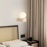 Applique murale LED de chevet de style crème au design japonais