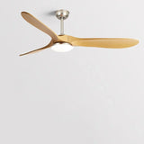 Large Wood Blades Ceiling Fan With Remote Control