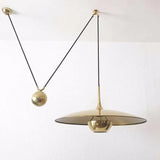 Modern Flying-Saucer Pulley Pendant Light