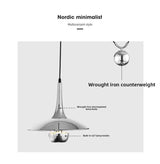 Modern Flying-Saucer Pulley Pendant Light