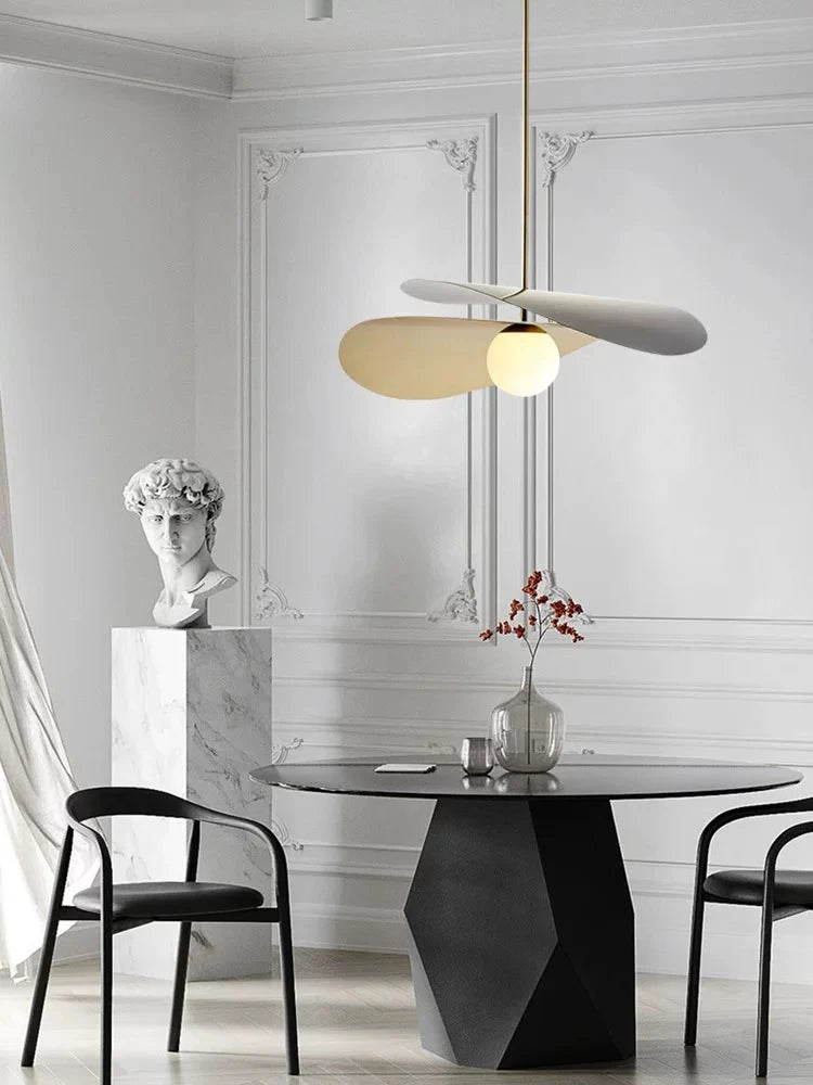 Creamy French Hat Chandelier — Nordic Loft Style