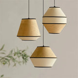 Wabi-Sabi Japanese Fabric Pendant Light - Bedroom & Restaurant
