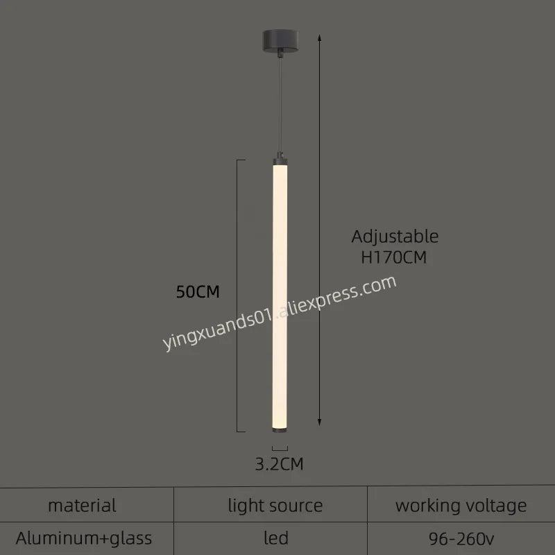 Modern Glass Pendant Light for Kitchen and Dining Room