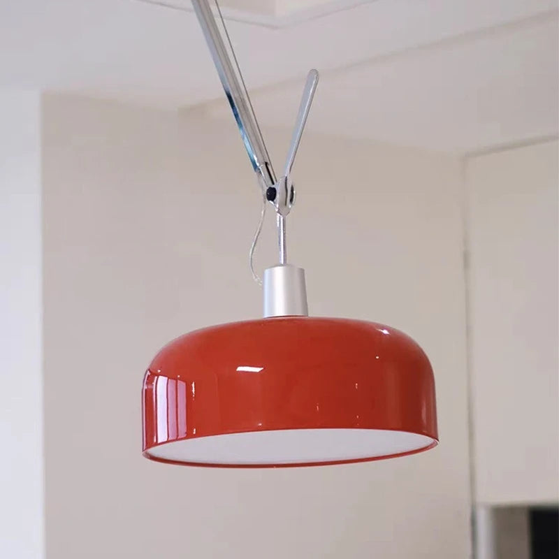 Memphis Swing-Arm Pendant Light — Colorful Modern Fixture