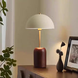 Retro Southeast Asian Solid Wood Table Lamp &mdash; Bedside Light