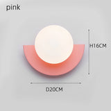 Nordic Lunar Eclipse Resin Wall Sconce, Art Bedside Lamp