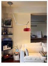 Memphis Swing-Arm Pendant Light — Colorful Modern Fixture