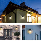 Solar Motion Sensor Security Wall Light - Waterproof Dusk to Dawn Lighting