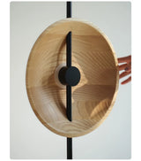 Mito Japanese Wabi-Sabi Solid Wood Adjustable Floor Lamp