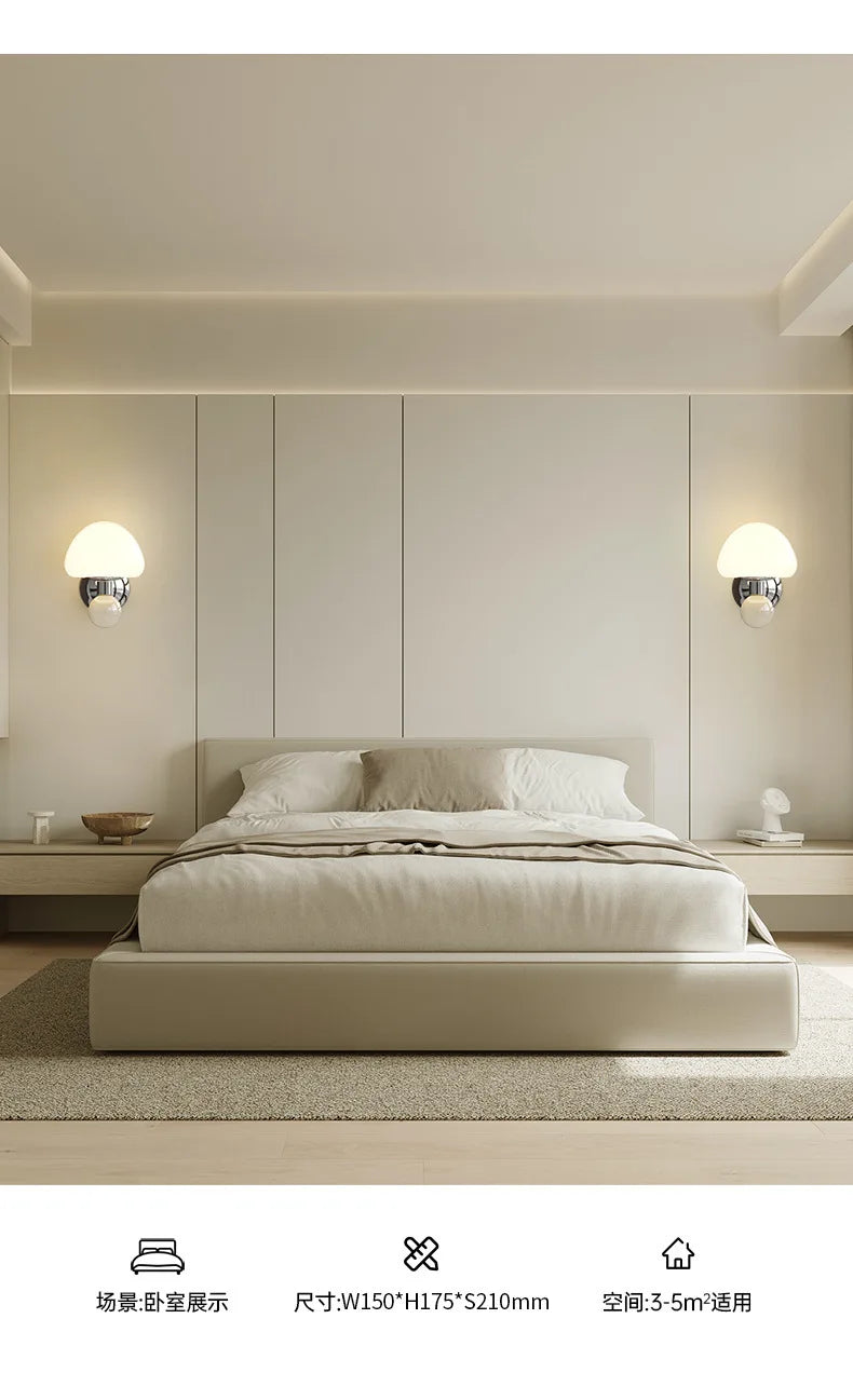 LED Mushroom Wall Sconce with Pull Cord | Kids & Bedroom