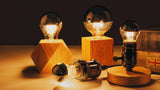 A19 Half Silver Mirror Top Edison LED Filament Bulbs E27 4W 8W 2700K Dimmable, 15 or 25 Pack - Hans Lumiere
