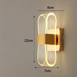 Acrylic Aluminum Wall Bedside Lamp - Hans Lumiere