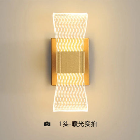 Acrylic Aluminum Wall Bedside Lamp - Hans Lumiere