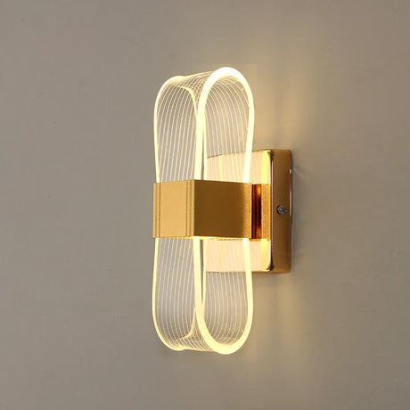 Acrylic Aluminum Wall Bedside Lamp - Hans Lumiere