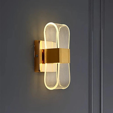 Acrylic Aluminum Wall Bedside Lamp - Hans Lumiere