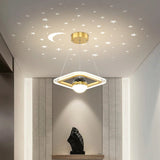 Acrylic Glass Ball Starry Projection LED Ceiling Light - Hans Lumiere