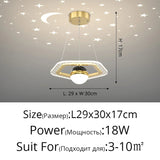 Acrylic Glass Ball Starry Projection LED Ceiling Light - Hans Lumiere