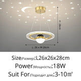 Acrylic Glass Ball Starry Projection LED Ceiling Light - Hans Lumiere
