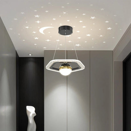 Acrylic Glass Ball Starry Projection LED Ceiling Light - Hans Lumiere
