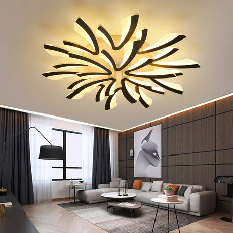 Acrylic LED Ceiling Chandelier With Remote Control - Hans Lumiere