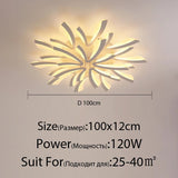 Acrylic LED Ceiling Chandelier With Remote Control - Hans Lumiere